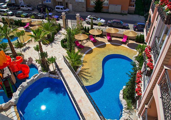Romance Marine Aparthotel Slantschew brjag Exterior foto